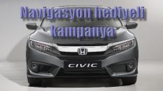 Honda’dan navigasyon hediyeli kampanya!