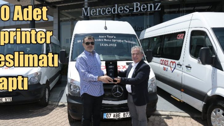 Mercedes’ten 50 adet Sprinter teslimatı